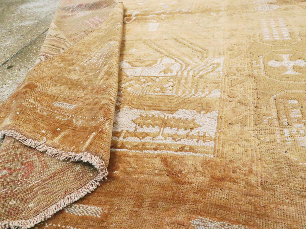 Vintage Afghan Baluch Carpet, No.8966 - Gss