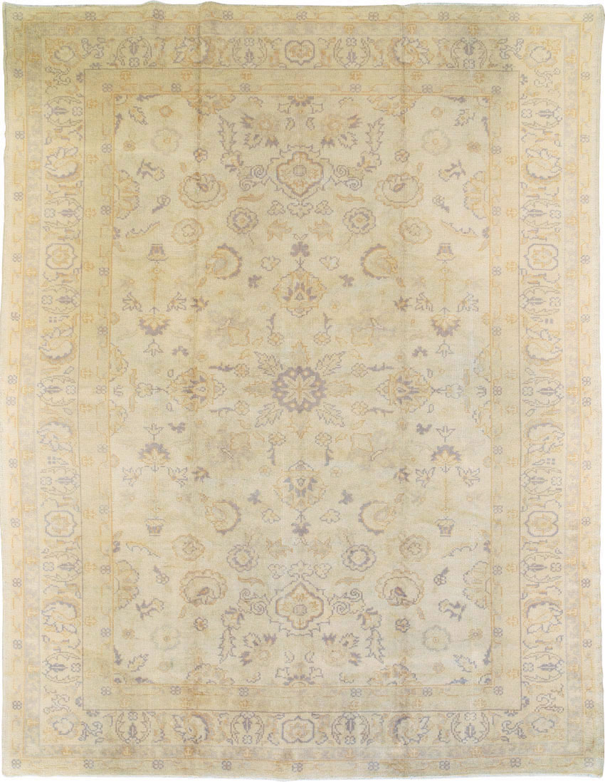 Antique Turkish Oushak Carpet, No.9010 - Gss