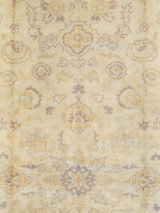 Antique Turkish Oushak Carpet, No.9010 - Gss
