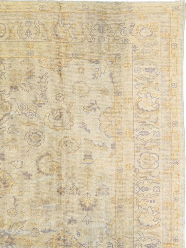Antique Turkish Oushak Carpet, No.9010 - Gss