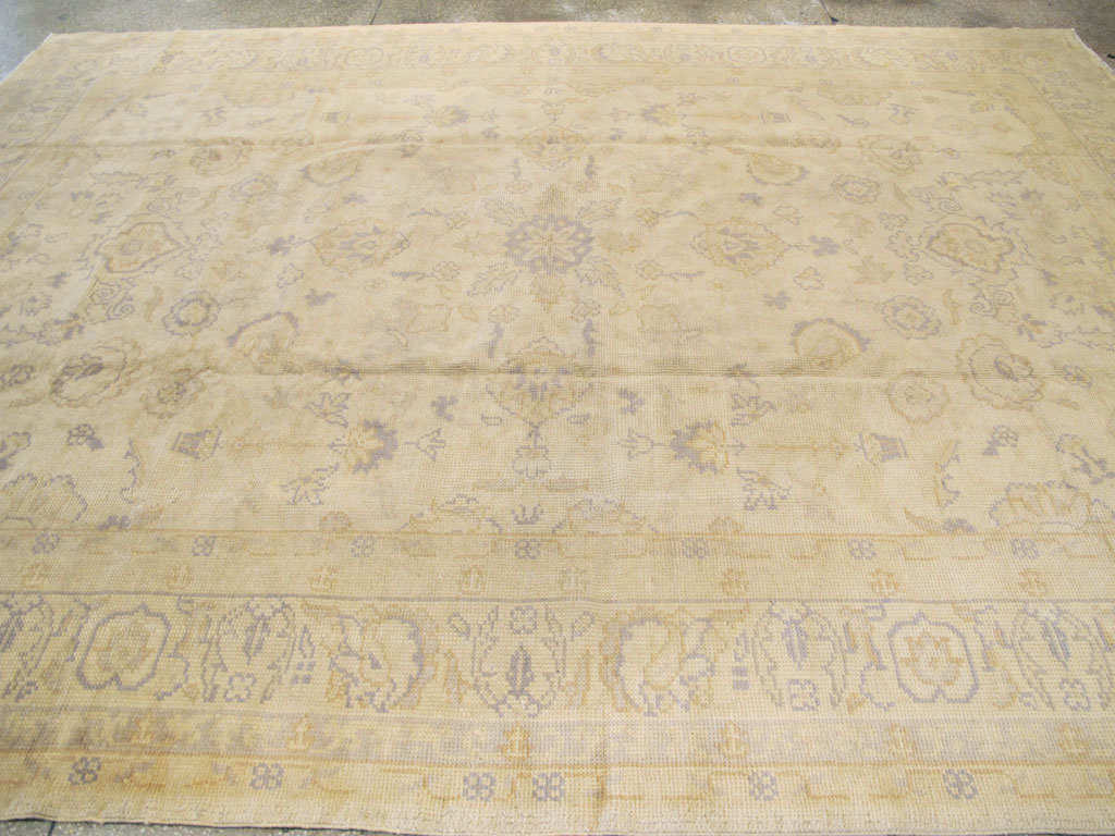 Antique Turkish Oushak Carpet, No.9010 - Gss