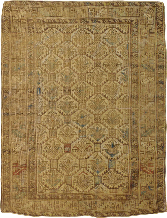 Antique Caucasian Shirvan Rug, No.9013 - Gss
