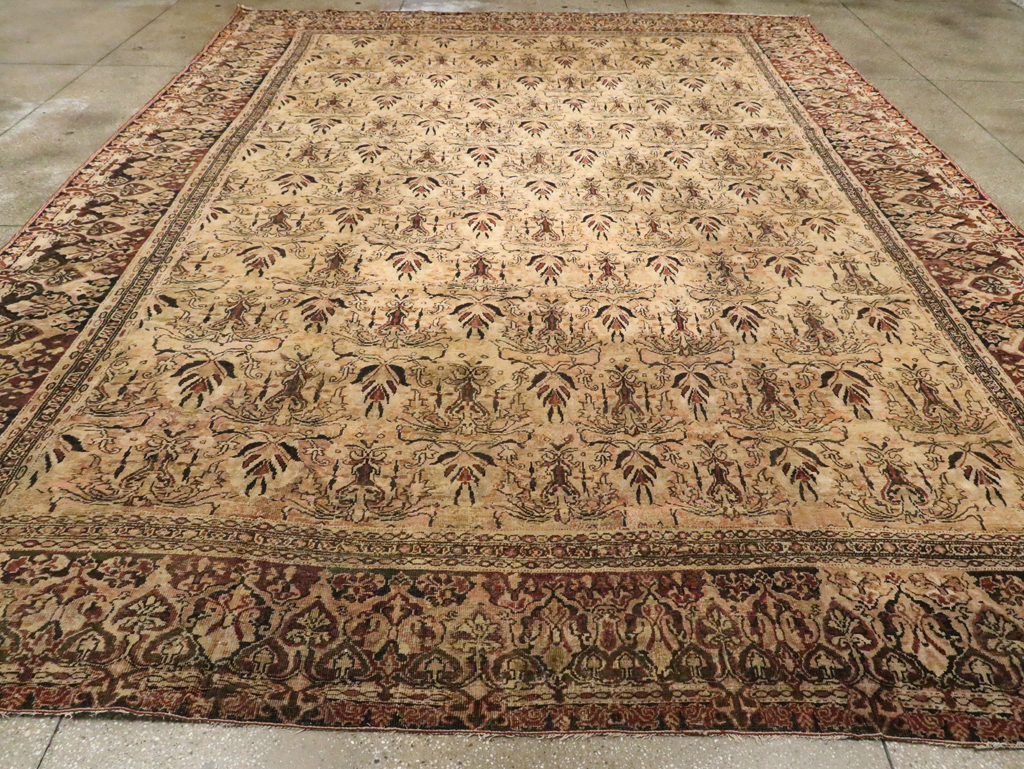 Antique Indian Lahore Carpet, No.9023 - Gss