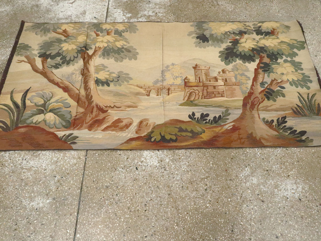 Antique French Tapestry, No.9031 - Gss