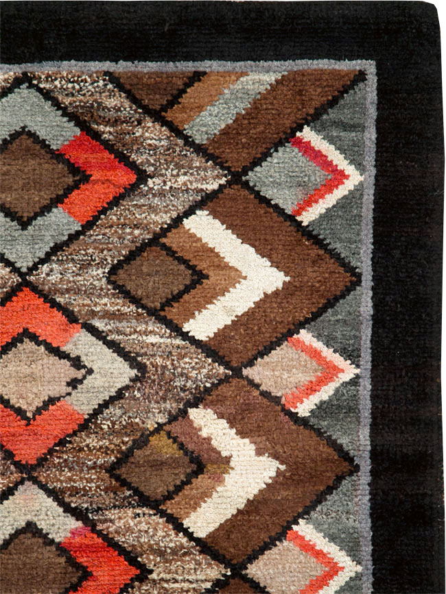 Vintage Art Deco Rug, No.9032 - Gss