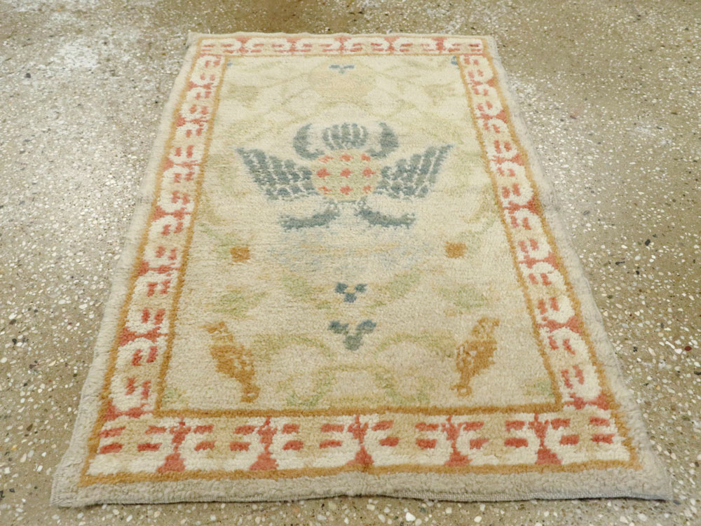 Antique Spanish Cuenca Carpet, No.9040 - Gss