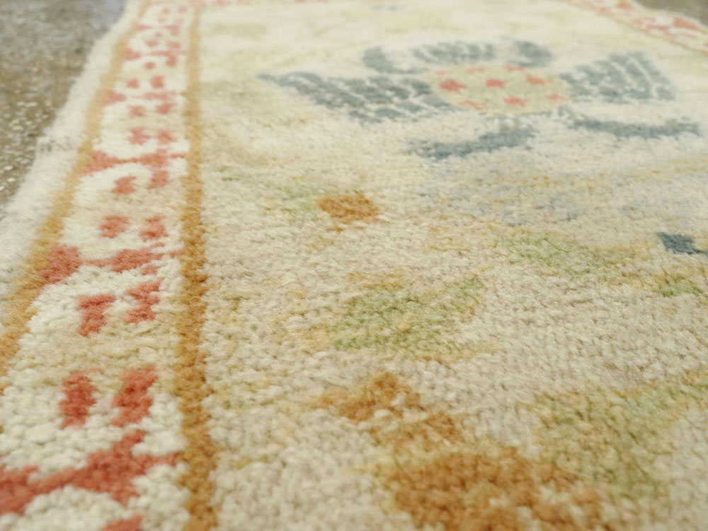 Antique Spanish Cuenca Carpet, No.9040 - Gss
