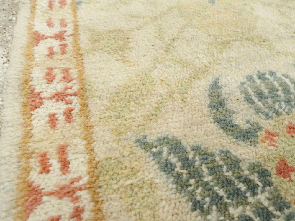 Antique Spanish Cuenca Carpet, No.9040 - Gss