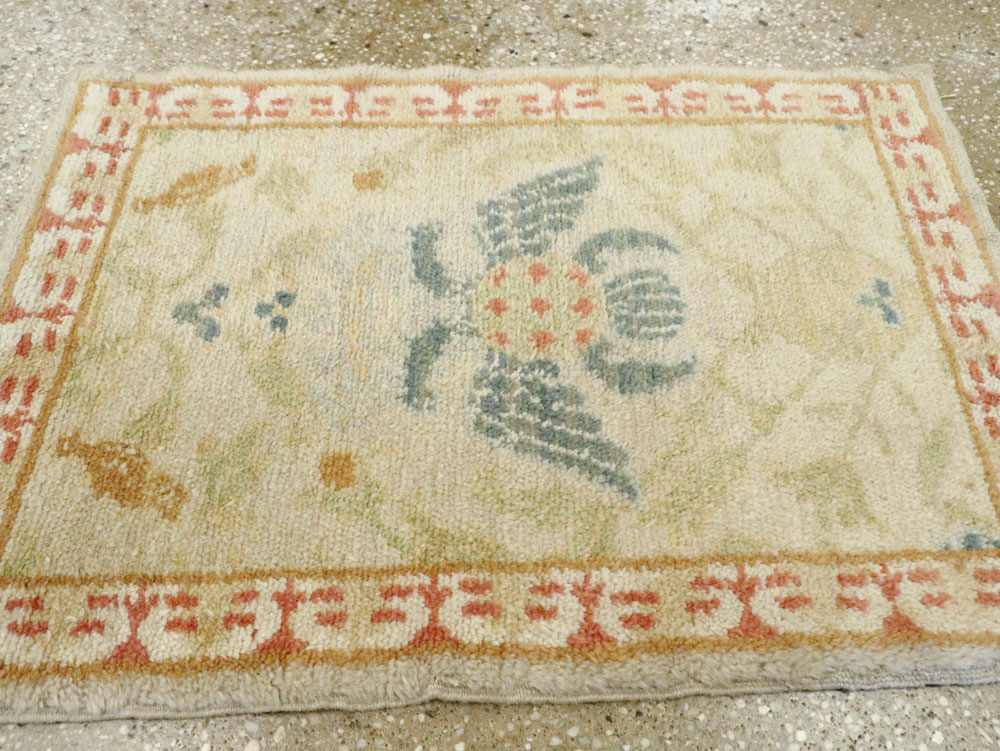 Antique Spanish Cuenca Carpet, No.9040 - Gss