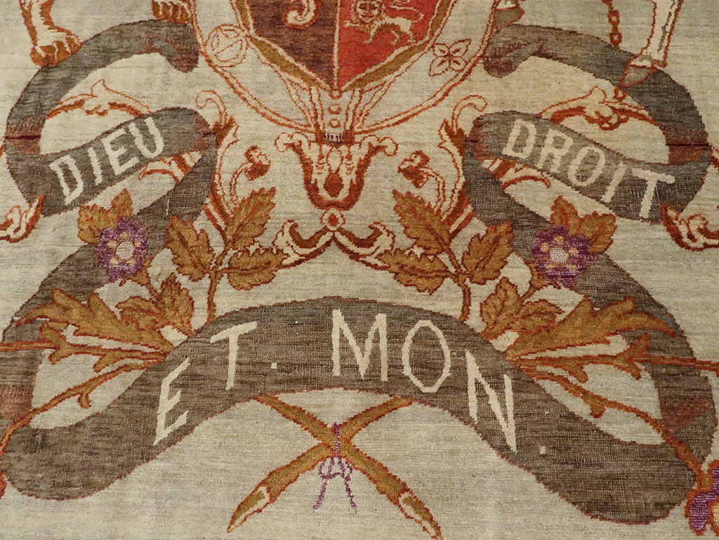 Vintage Turkish Sivas Pictorial Carpet, No.9059 - Gss