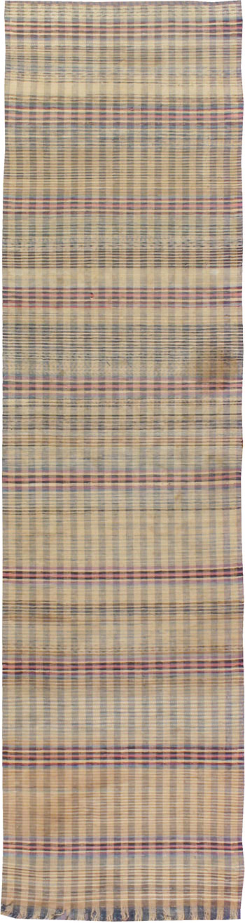 Vintage American Rag Rug Runner, No.9060 - Gss