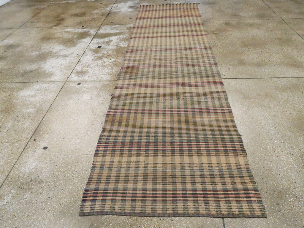 Vintage American Rag Rug Runner, No.9060 - Gss