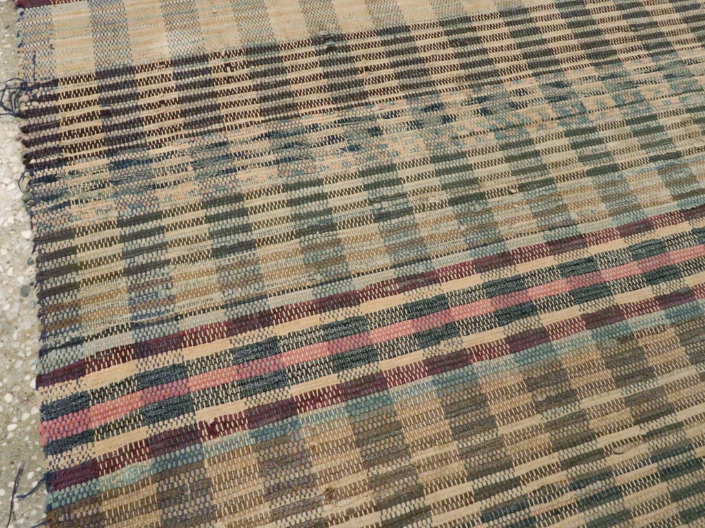 Vintage American Rag Rug Runner, No.9060 - Gss