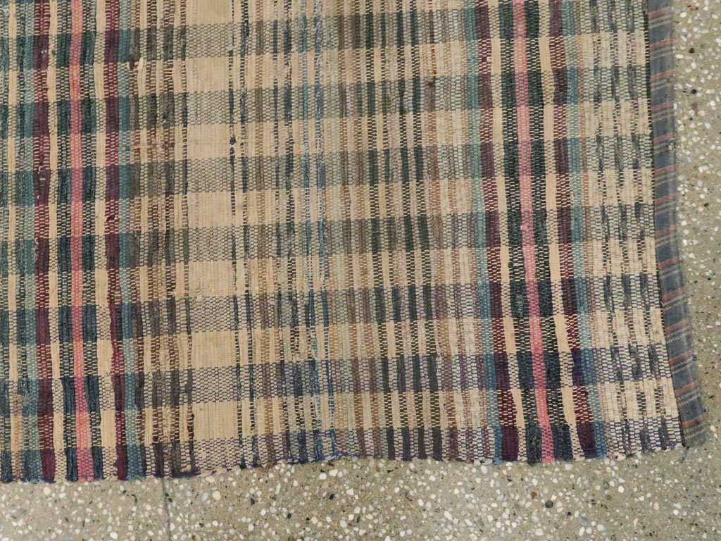 Vintage American Rag Rug Runner, No.9060 - Gss