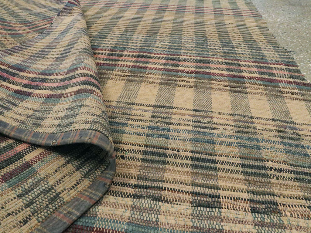 Vintage American Rag Rug Runner, No.9060 - Gss