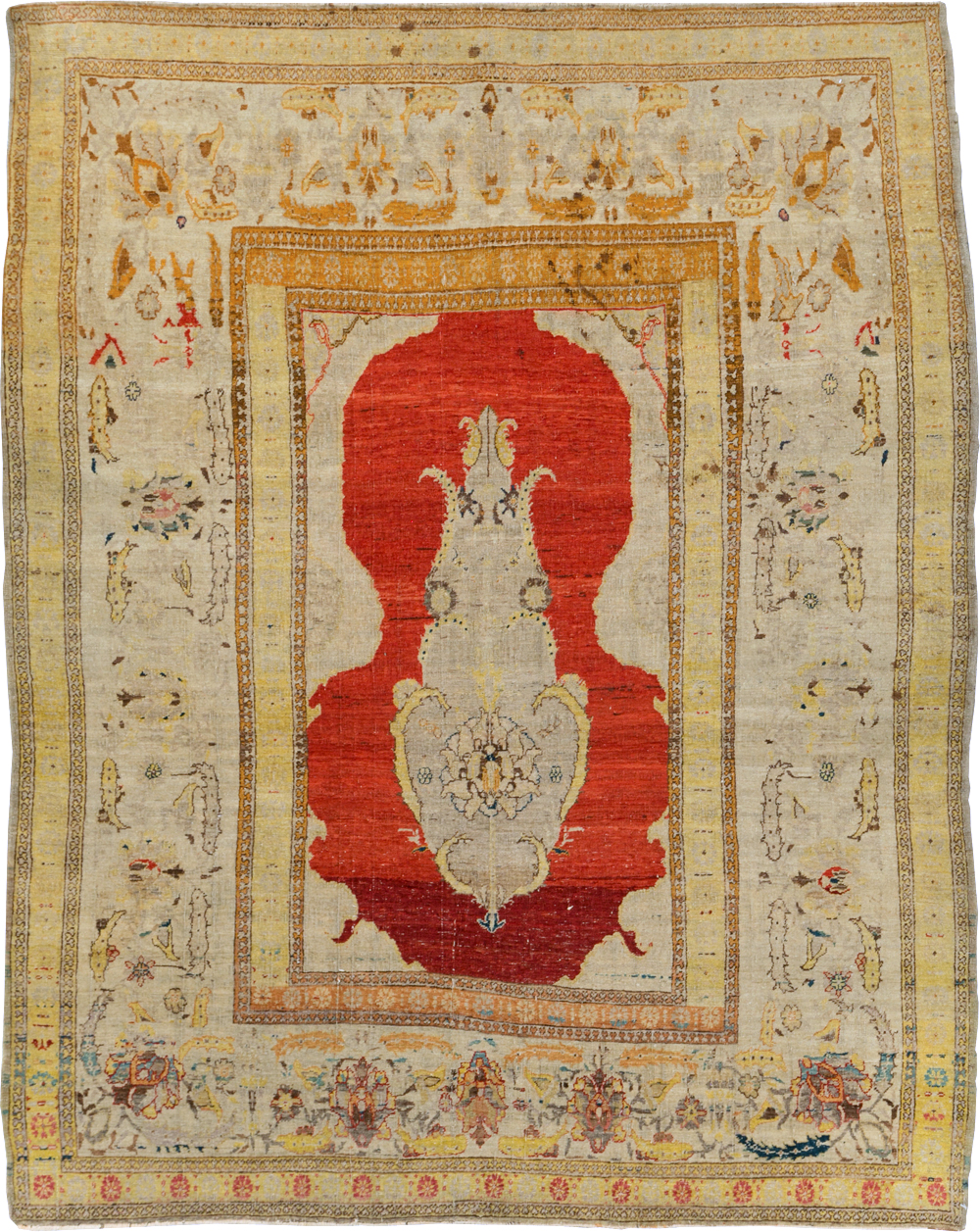 Antique Tabriz Hagi Jalili Carpet, No.9069 - Gss