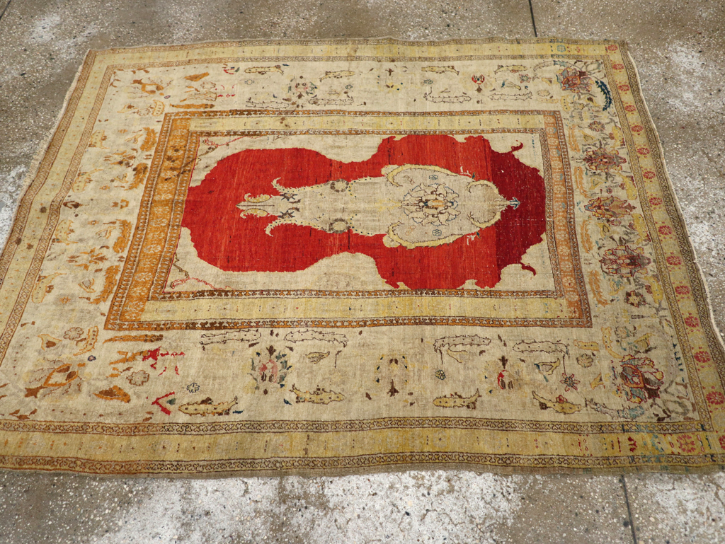 Antique Tabriz Hagi Jalili Carpet, No.9069 - Gss