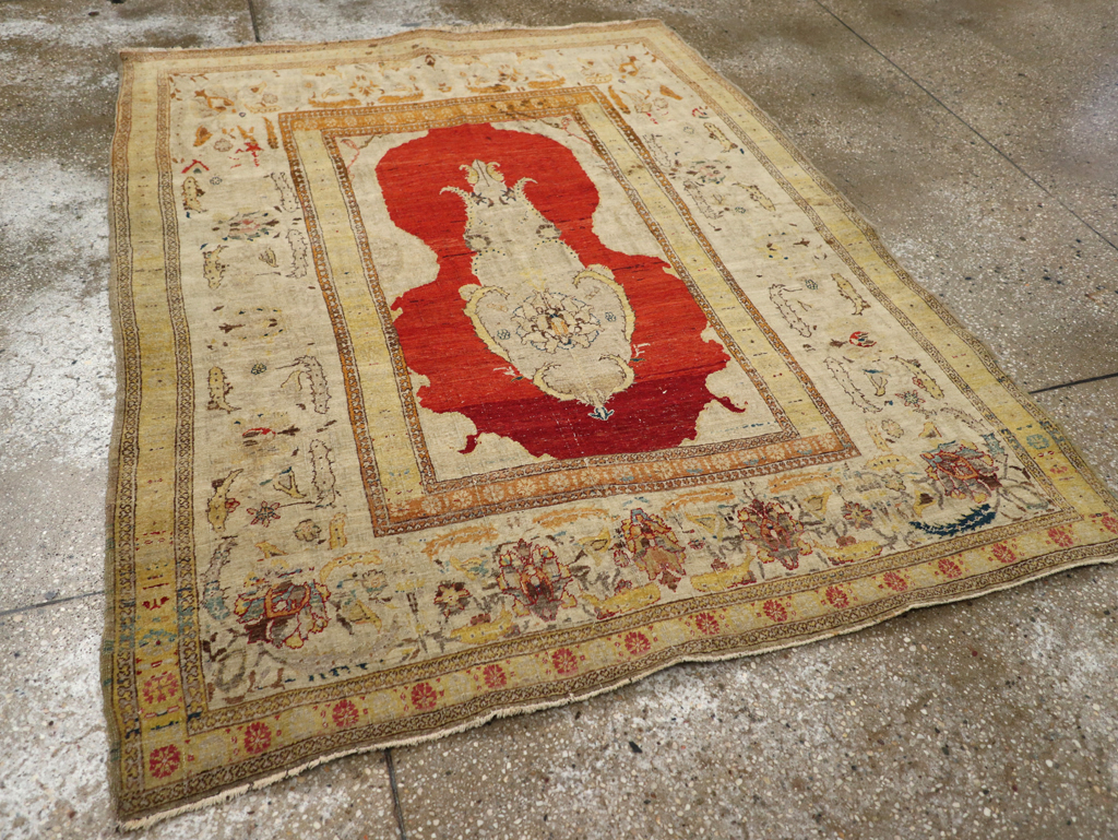 Antique Tabriz Hagi Jalili Carpet, No.9069 - Gss