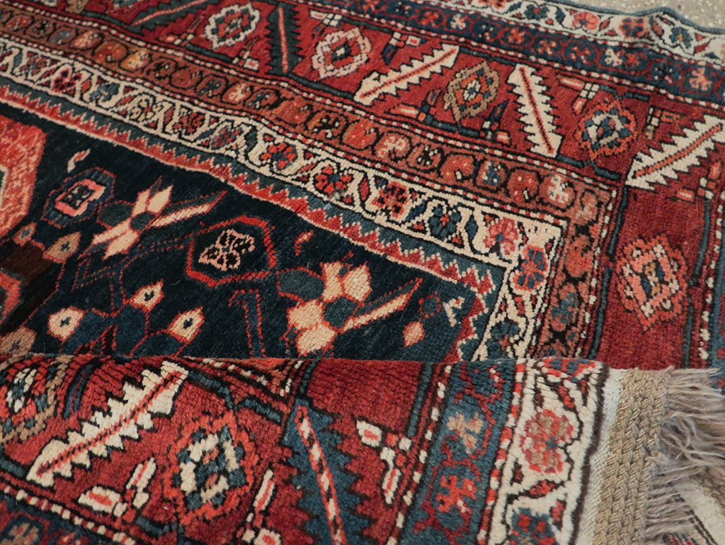 Antique Persian Bakshaish Pictorial Rug, No.9079 - Gss