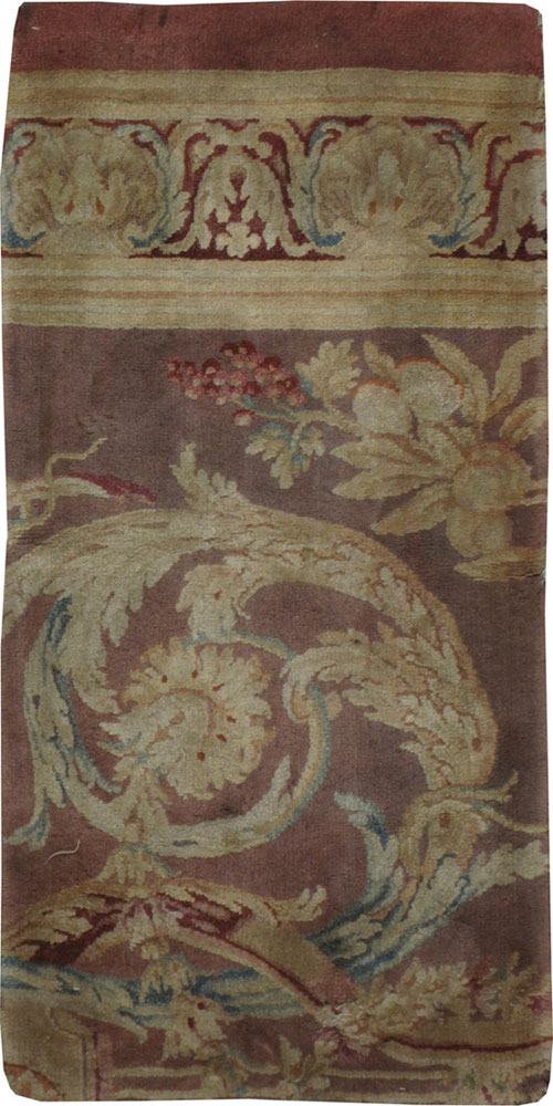 Antique French Savonnerie Fragment, No.9086 - Gss