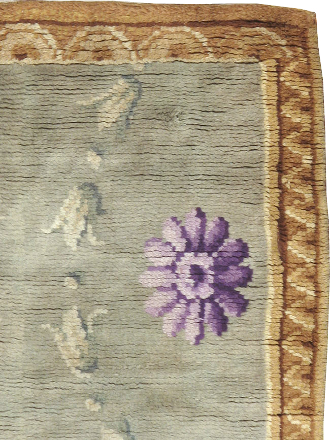 Antique French Savonnerie Rug, No.9092 - Gss