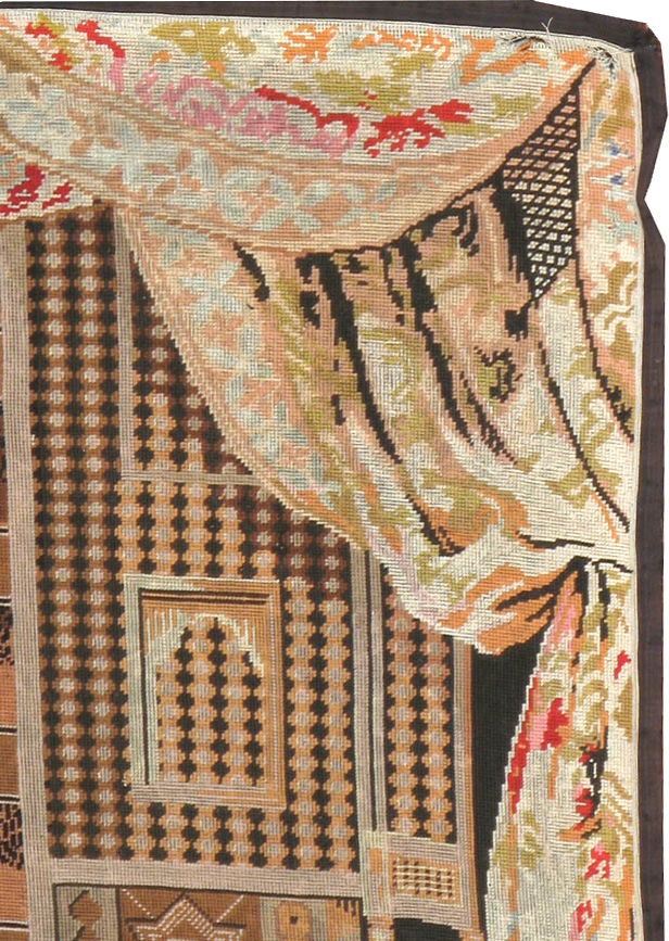 Antique French Needlepoint Tapestry, No.9097 - Gss