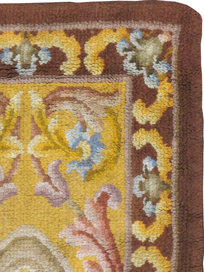 Antique French Savonnerie Rug, No.9099 - Gss