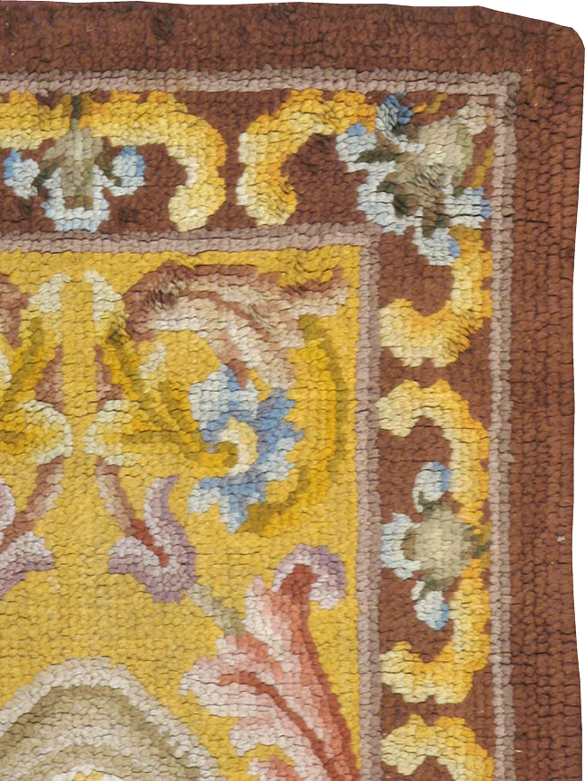 Antique French Savonnerie Rug, No.9099 - Gss