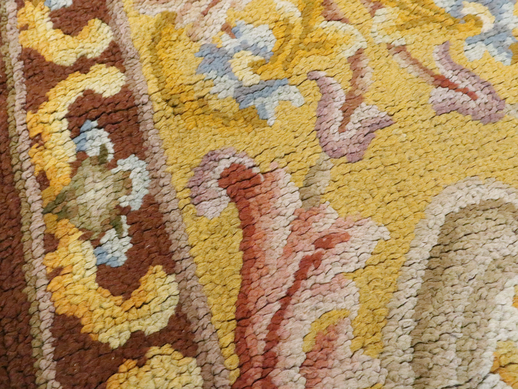 Antique French Savonnerie Rug, No.9099 - Gss