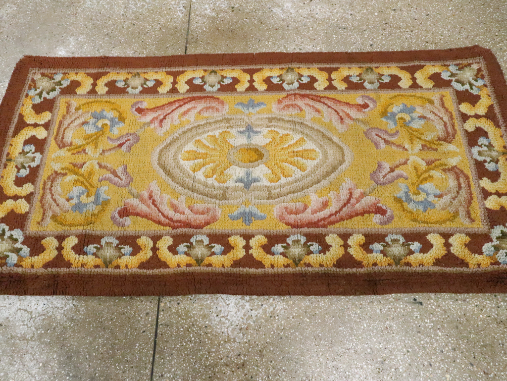 Antique French Savonnerie Rug, No.9099 - Gss