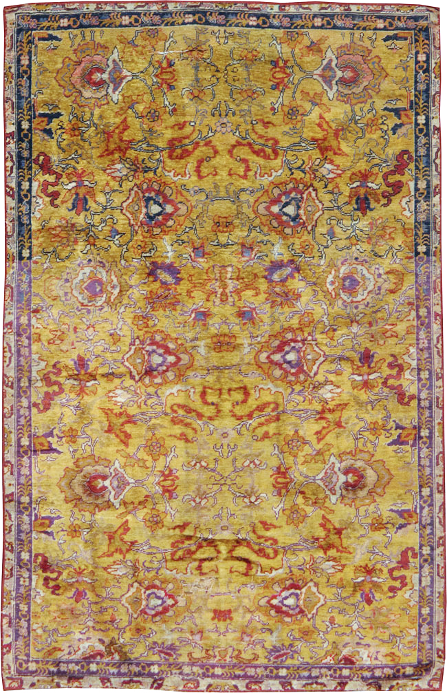 Antique Kayseri Silk Carpet, No.9100 - Gss