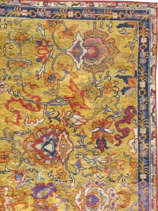 Antique Kayseri Silk Carpet, No.9100 - Gss