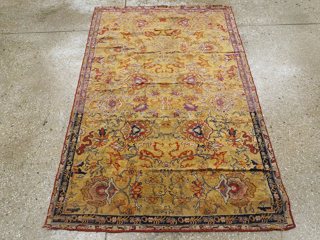 Antique Kayseri Silk Carpet, No.9100 - Gss