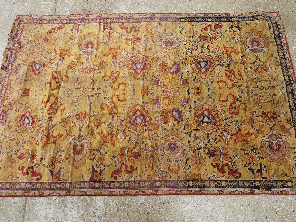 Antique Kayseri Silk Carpet, No.9100 - Gss