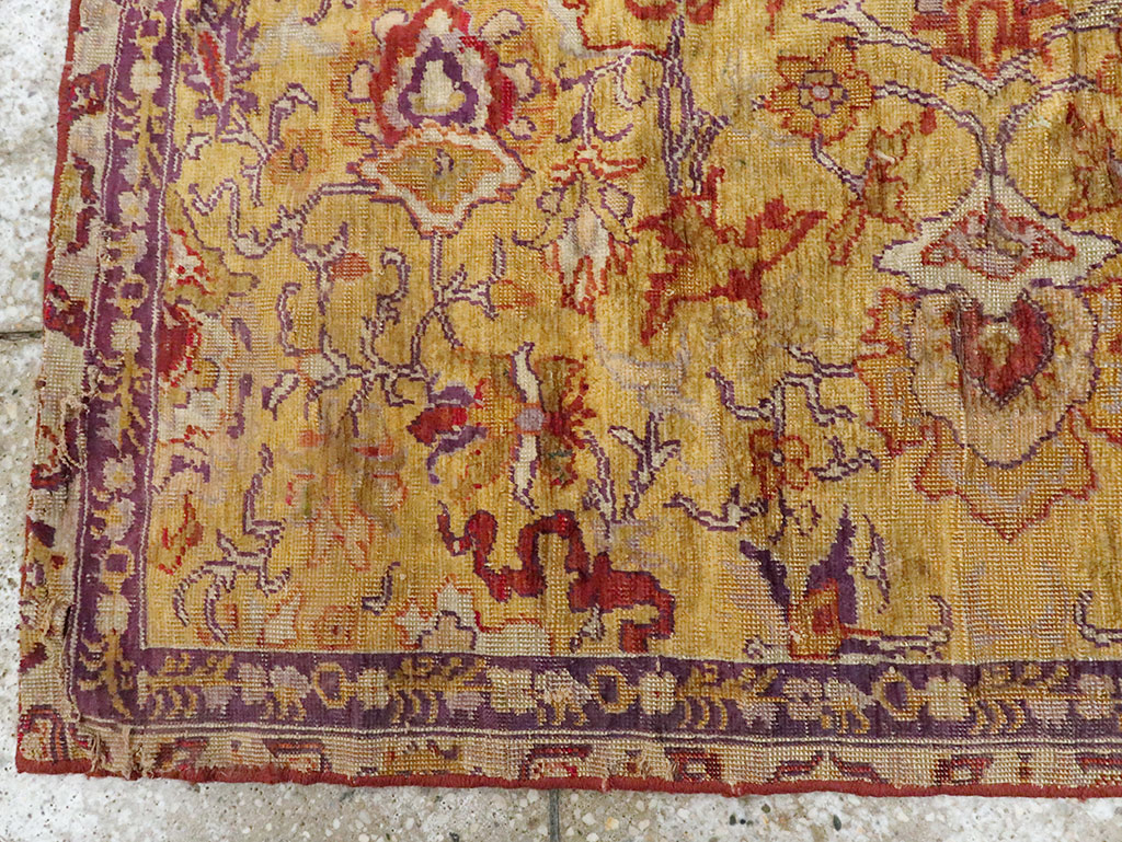 Antique Kayseri Silk Carpet, No.9100 - Gss
