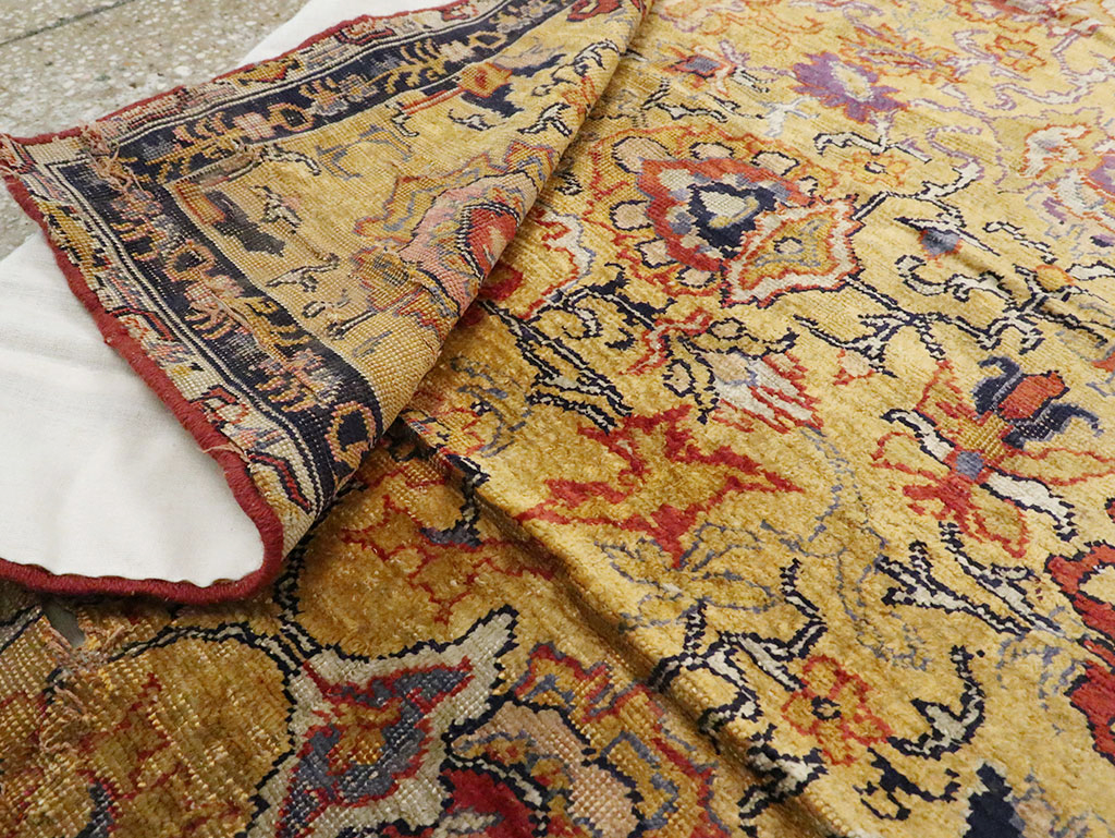 Antique Kayseri Silk Carpet, No.9100 - Gss