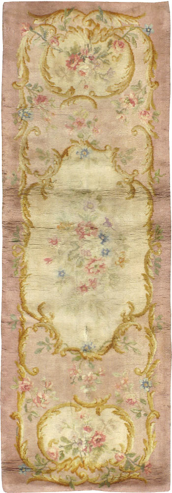Antique French Savonnerie Runner, No.9105 - Gss