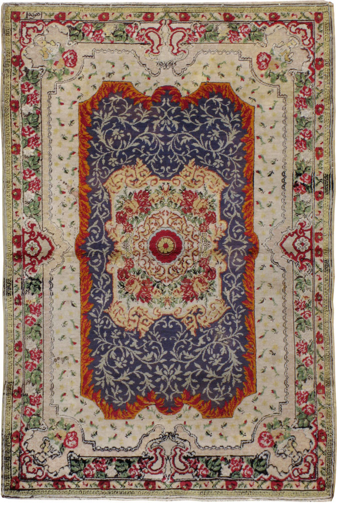 Antique Turkish Herekeh Rug, No.9107 - Gss