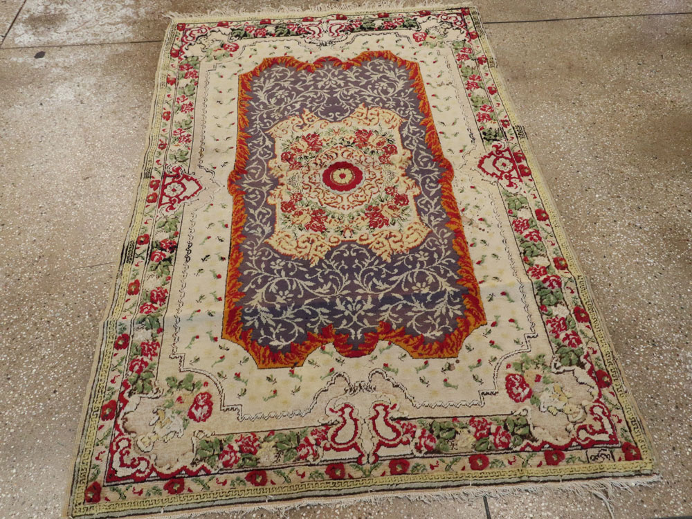 Antique Turkish Herekeh Rug, No.9107 - Gss
