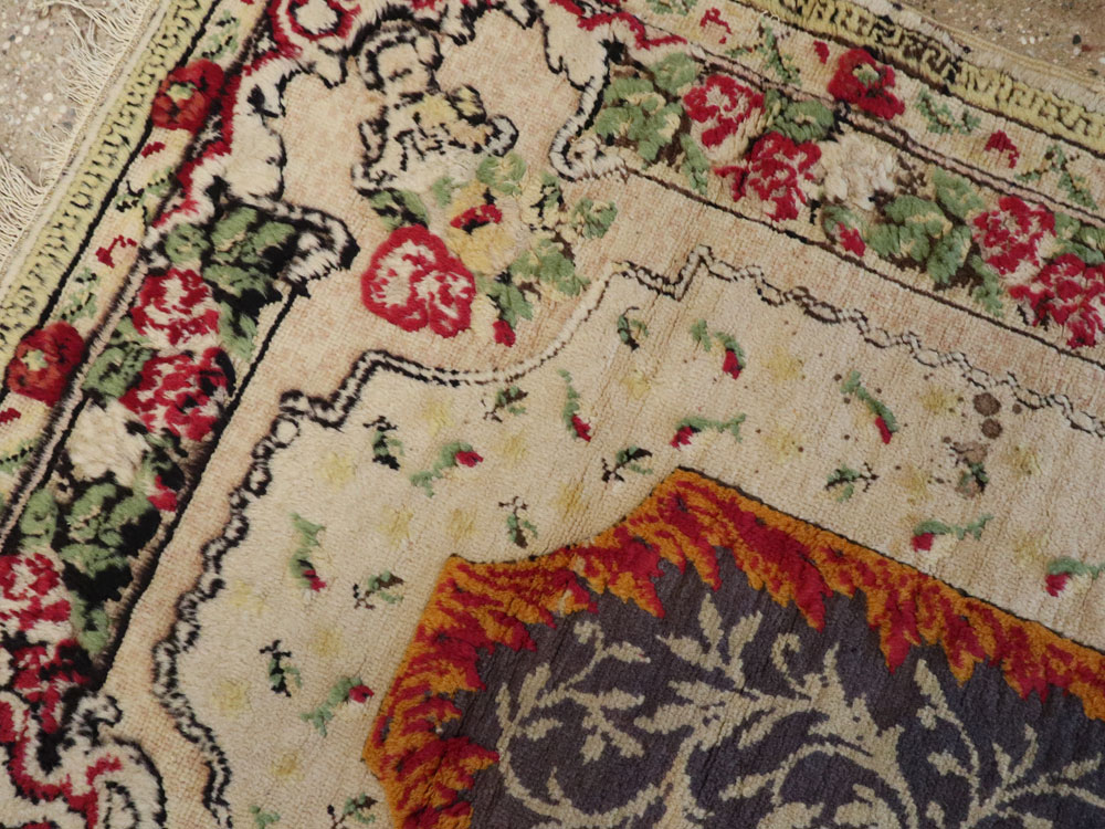 Antique Turkish Herekeh Rug, No.9107 - Gss