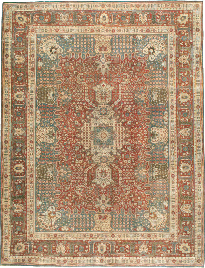 Antique Persian Tabriz Carpet, No.9117 - Gss