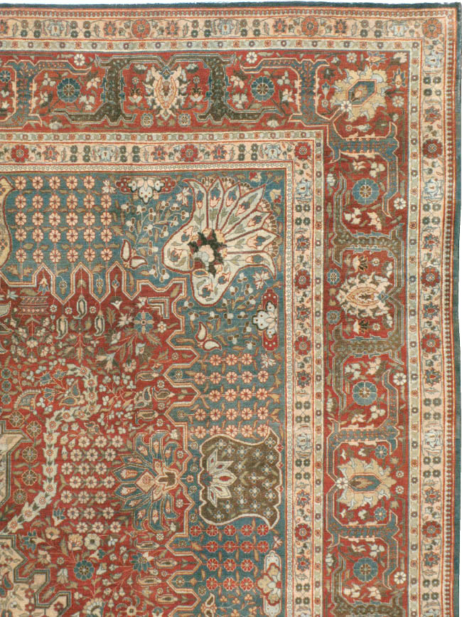 Antique Persian Tabriz Carpet, No.9117 - Gss
