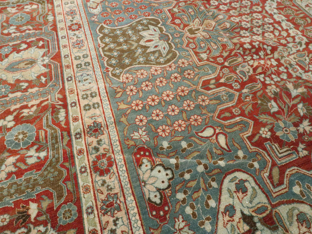 Antique Persian Tabriz Carpet, No.9117 - Gss