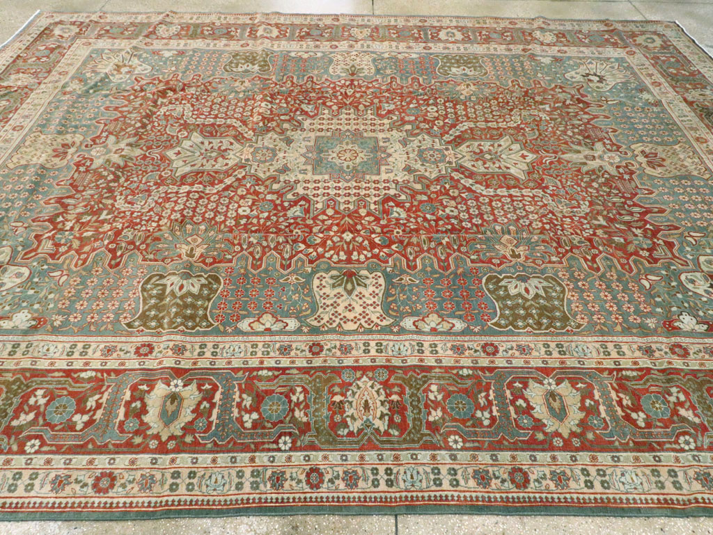 Antique Persian Tabriz Carpet, No.9117 - Gss
