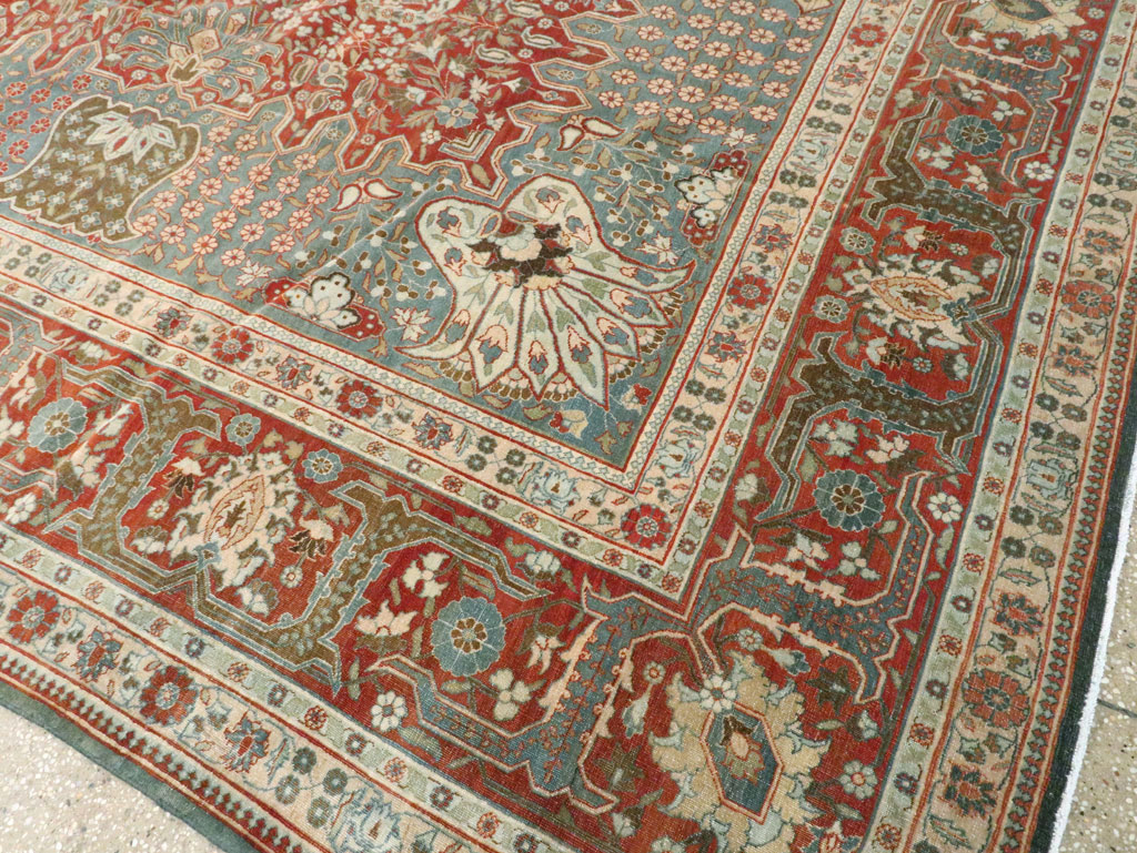 Antique Persian Tabriz Carpet, No.9117 - Gss