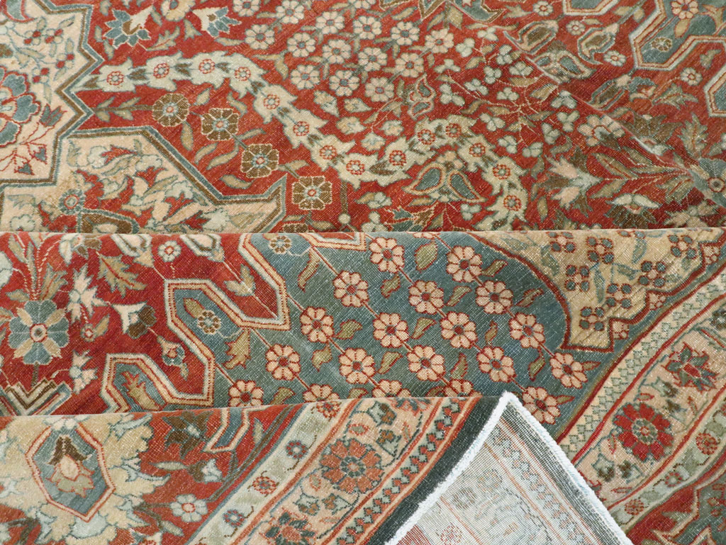 Antique Persian Tabriz Carpet, No.9117 - Gss