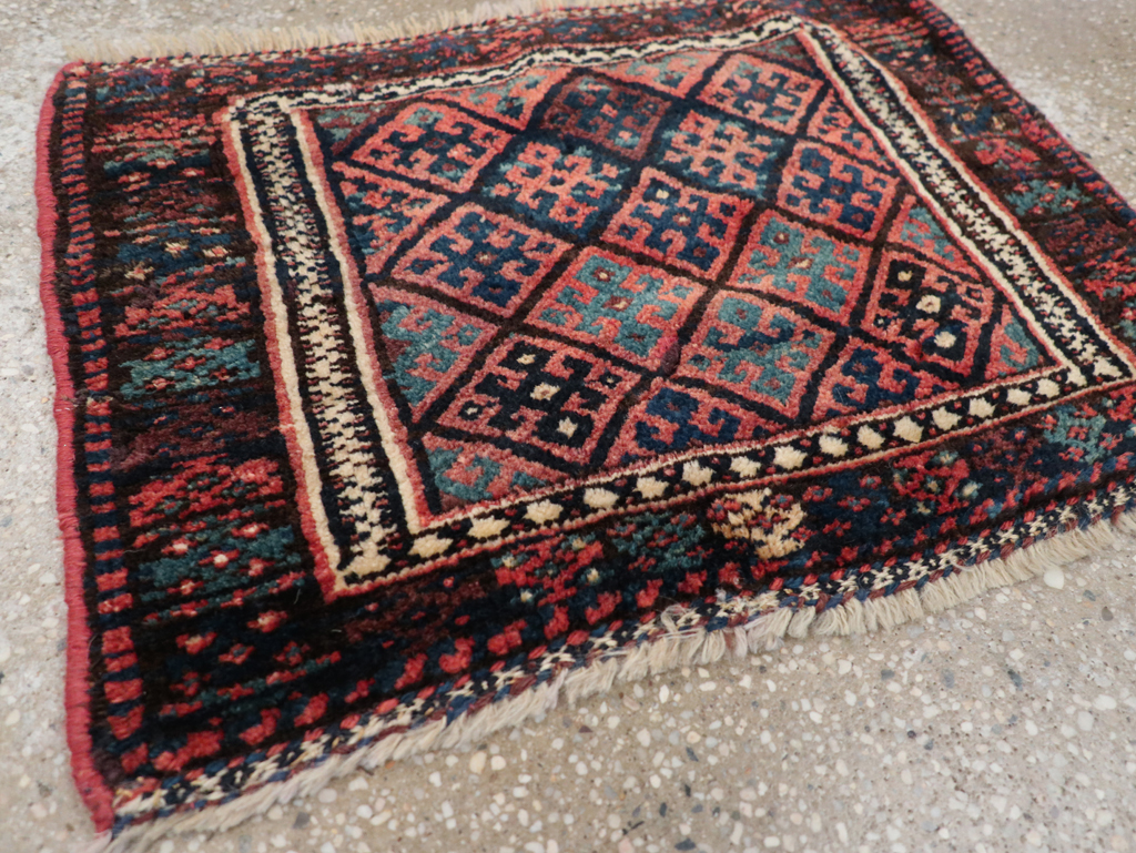 Vintage Persian Kurdish Rug, No.9179 - Gss