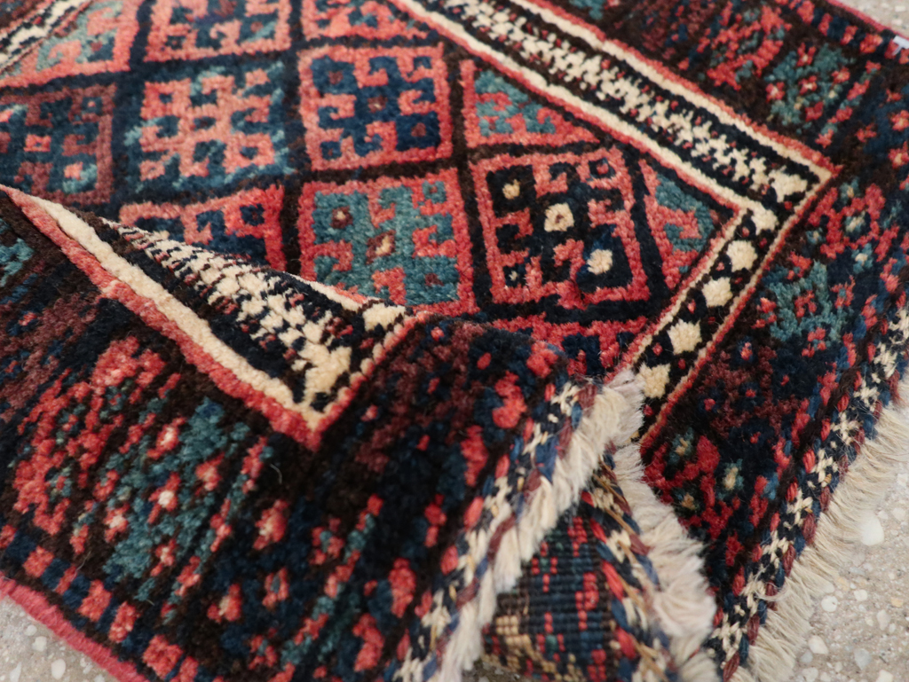 Vintage Persian Kurdish Rug, No.9179 - Gss