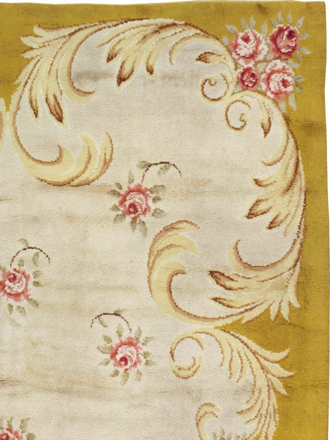 Vintage European Savonnerie Carpet, No.9212 - Gss