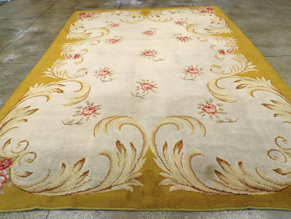 Vintage European Savonnerie Carpet, No.9212 - Gss